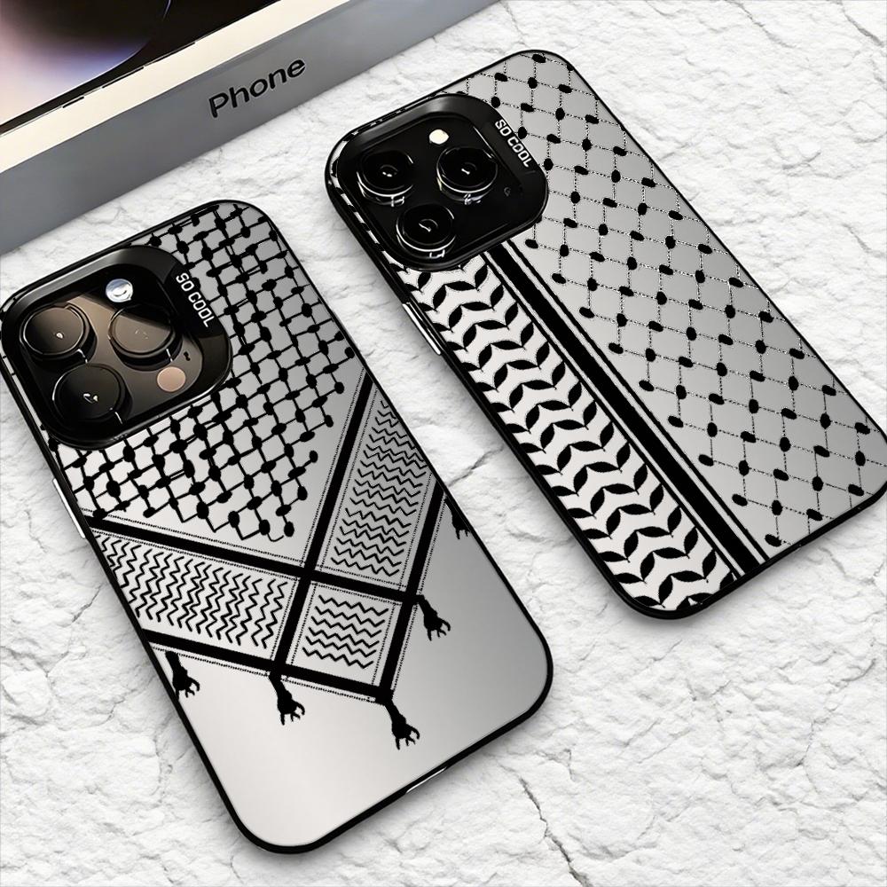 Apple Iphone 15 Pro Max - Keffiyeh P-Palestine Phone Case For IPhone