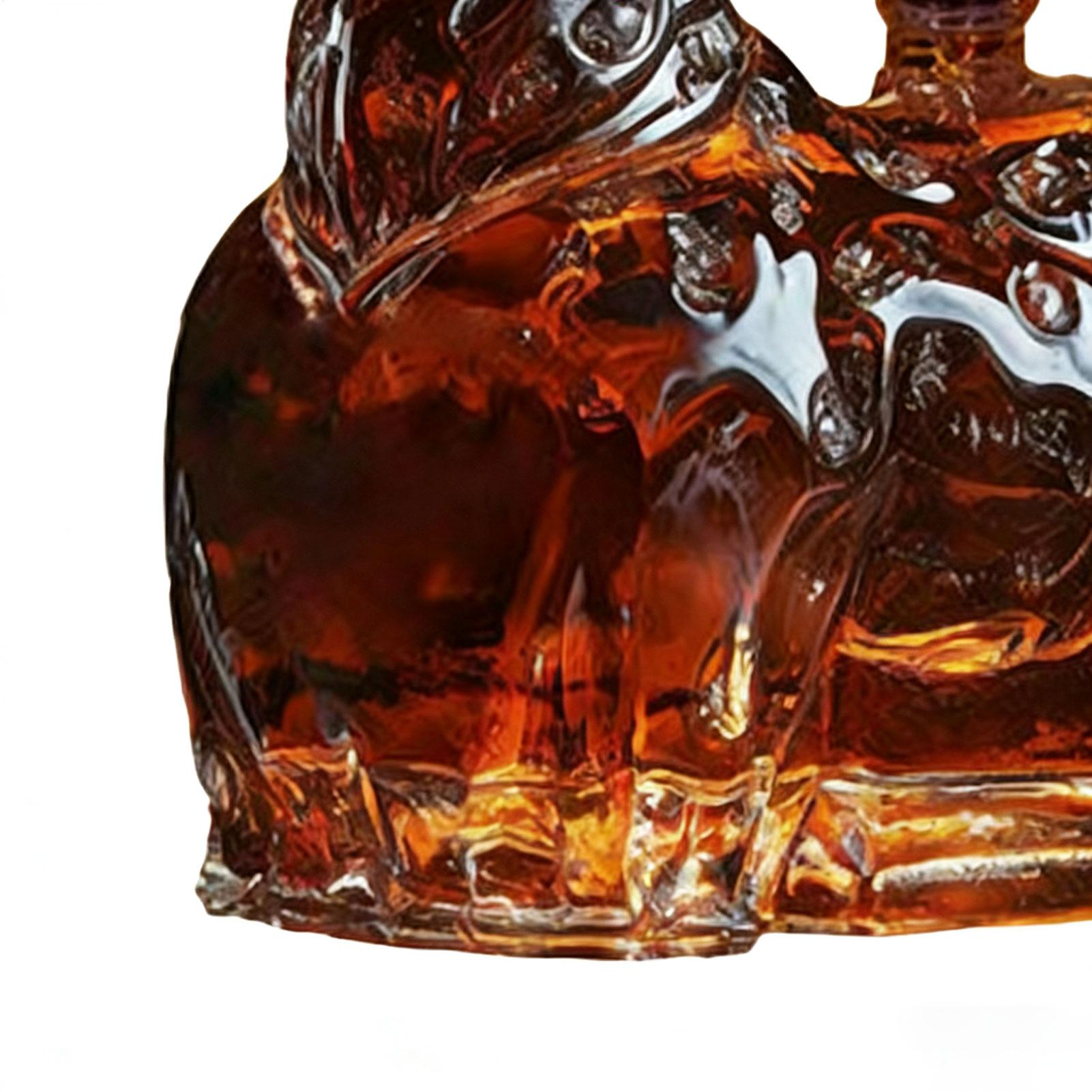 Glass Decanter Whiskey - Decanters For Alcohol Funny Deer Glass