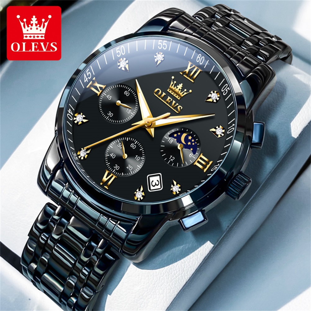 Luxury Lifestyle Men - OLEVS Popular men's watches stainless steel