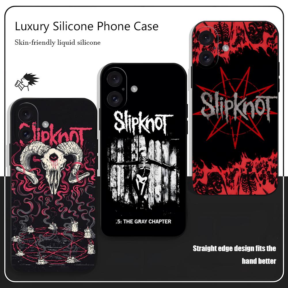 Apple Iphone 15 Pro Max - S-Slipknot Popular Band Phone Case For