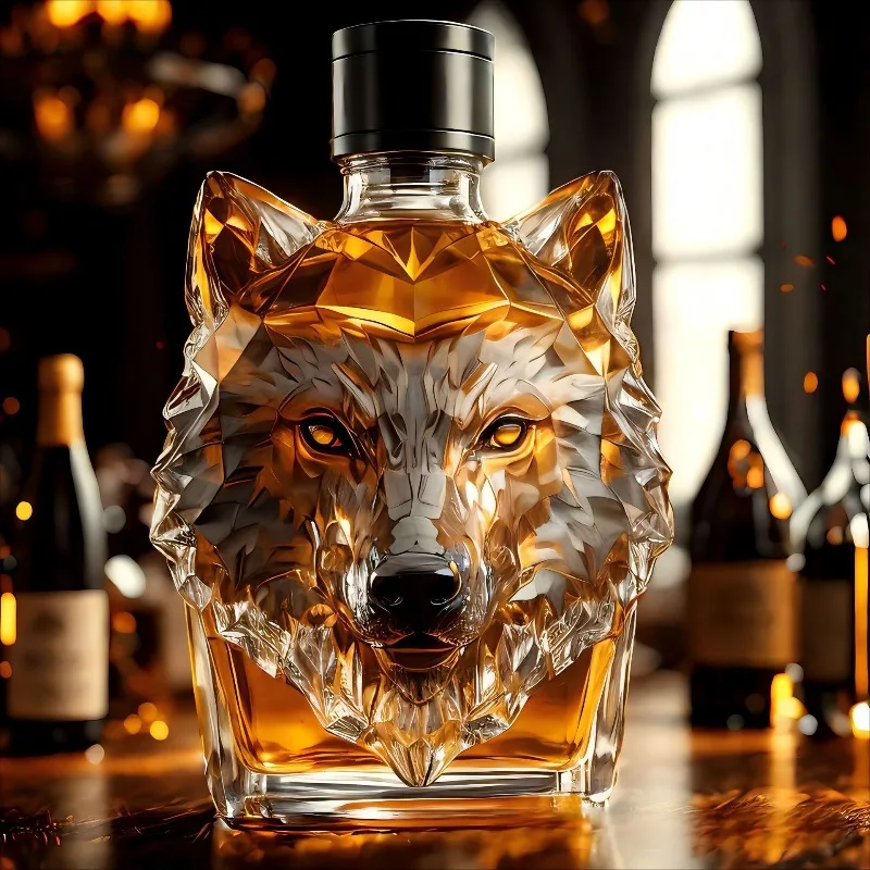 High Borosilicate Glass Wolf H - Glass Decanter Whiskey review and price