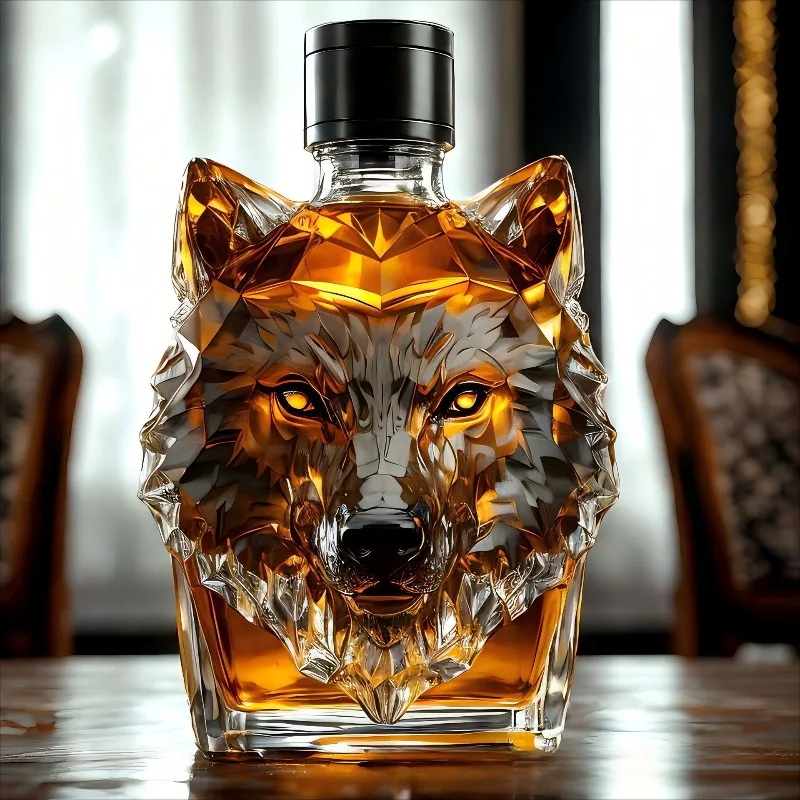 High Borosilicate Glass Wolf H - Glass Decanter Whiskey review and price