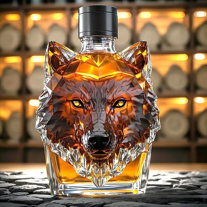 High Borosilicate Glass Wolf H - Glass Decanter Whiskey review and price