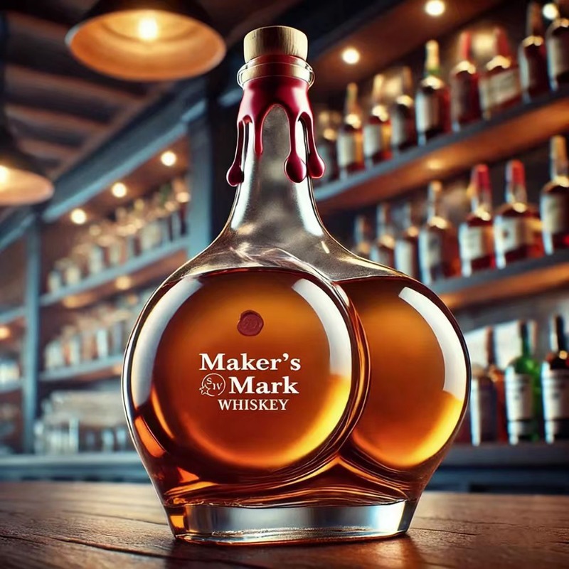 Novelty Buttocks Shape Whiskey - Glass Decanter Whiskey review and price