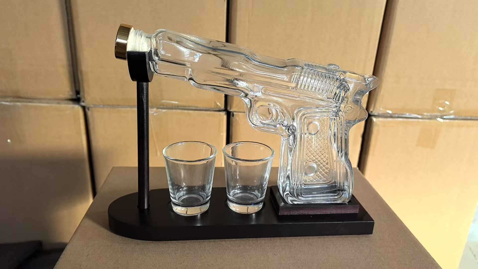 Sandhawk Glass Pistol Decanter - Glass Decanter Whiskey review and price