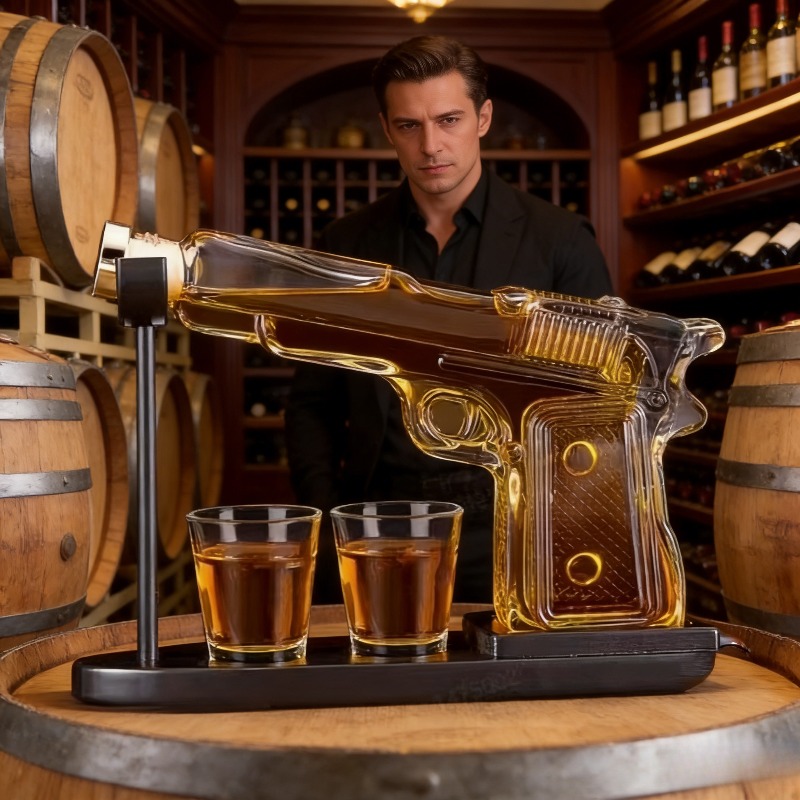 Sandhawk Glass Pistol Decanter - Glass Decanter Whiskey review and price