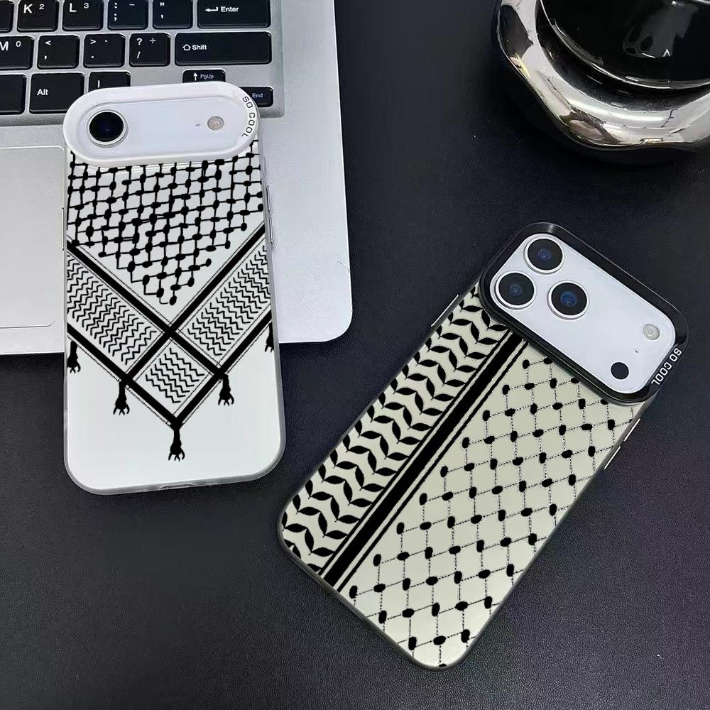 Keffiyeh P-Palestine Phone Cas - Apple Iphone 15 Pro Max review and price