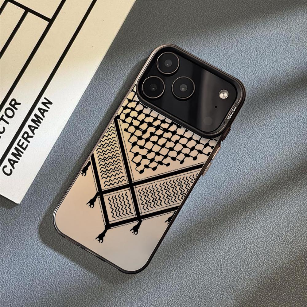 Keffiyeh P-Palestine Phone Cas - Apple Iphone 15 Pro Max review and price