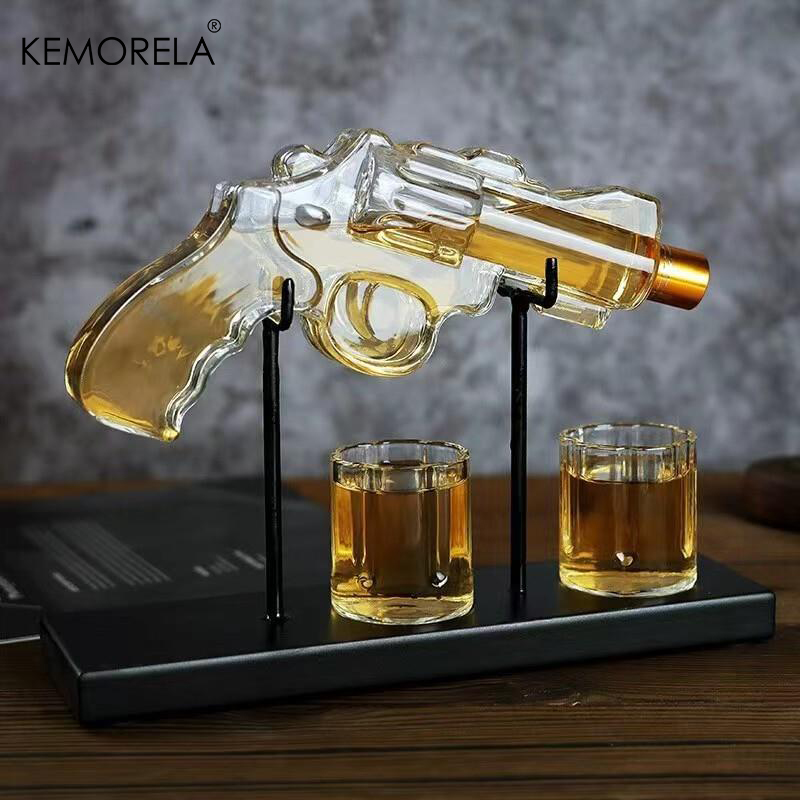 KEMORELA Revolver Glass Decant - Glass Decanter Whiskey review and price