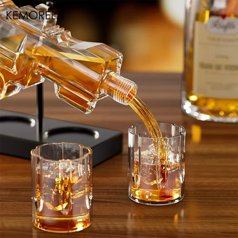 KEMORELA Revolver Glass Decant - Glass Decanter Whiskey review and price