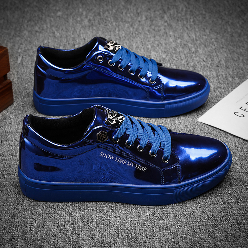 Luxury Men Casual Sneakers Blu - Luxury Lifestyle Fashion review and price