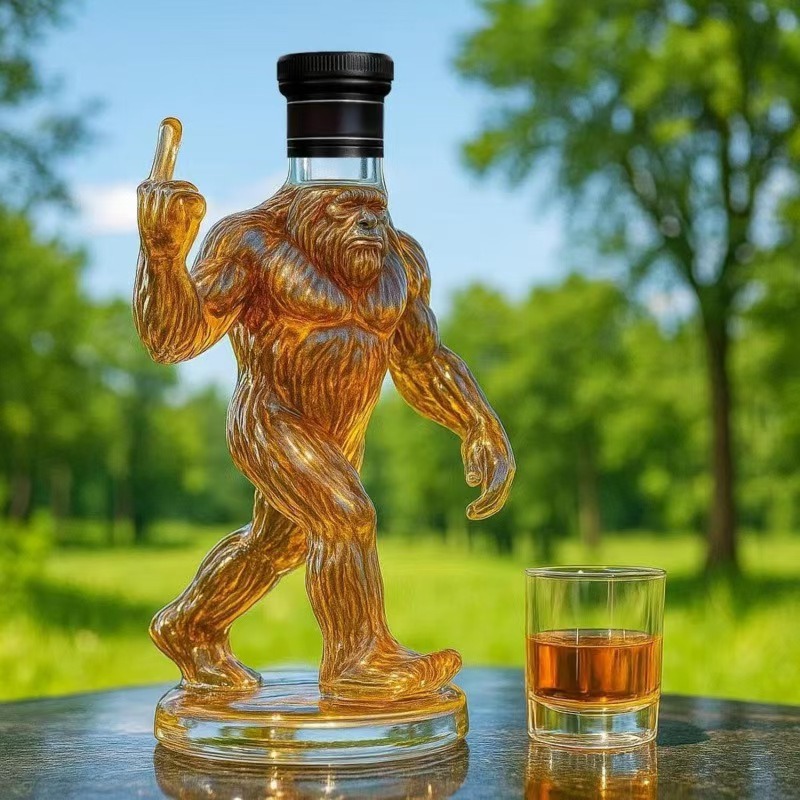 Funny Bigfoot Crown Whiskey De - Glass Decanter Whiskey review and price