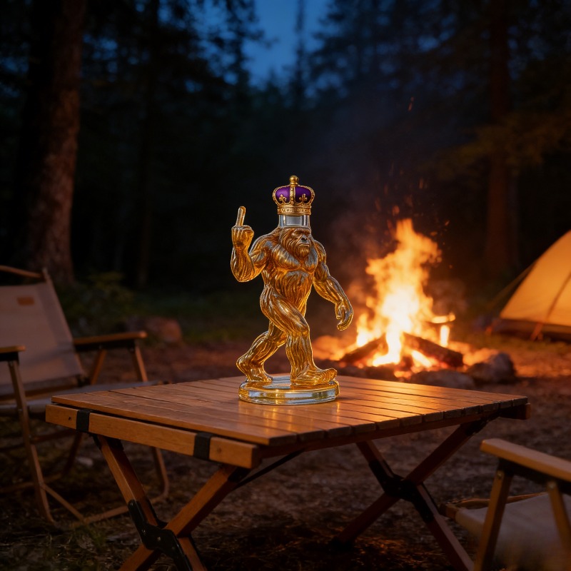 Funny Bigfoot Crown Whiskey De - Glass Decanter Whiskey review and price