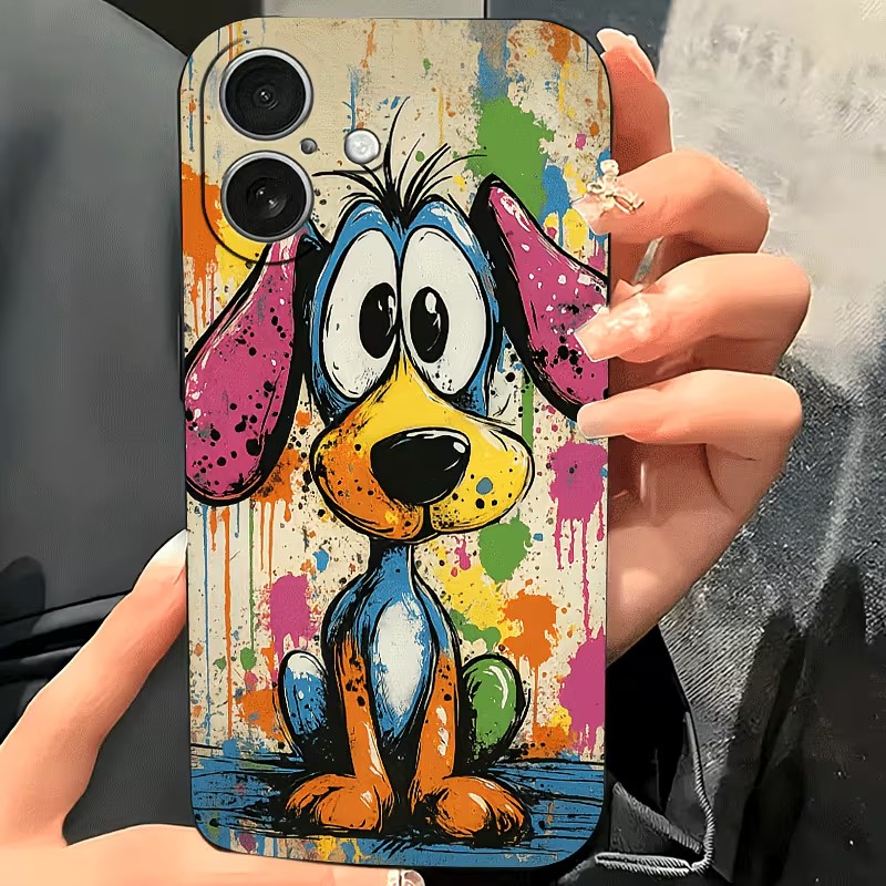 Graffiti Colored Puppy TPU Pho - Apple Iphone 15 Pro Max review and price
