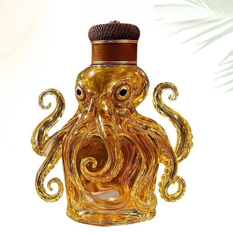 3D Carved Octopus Whiskey Deca - Glass Decanter Whiskey review and price