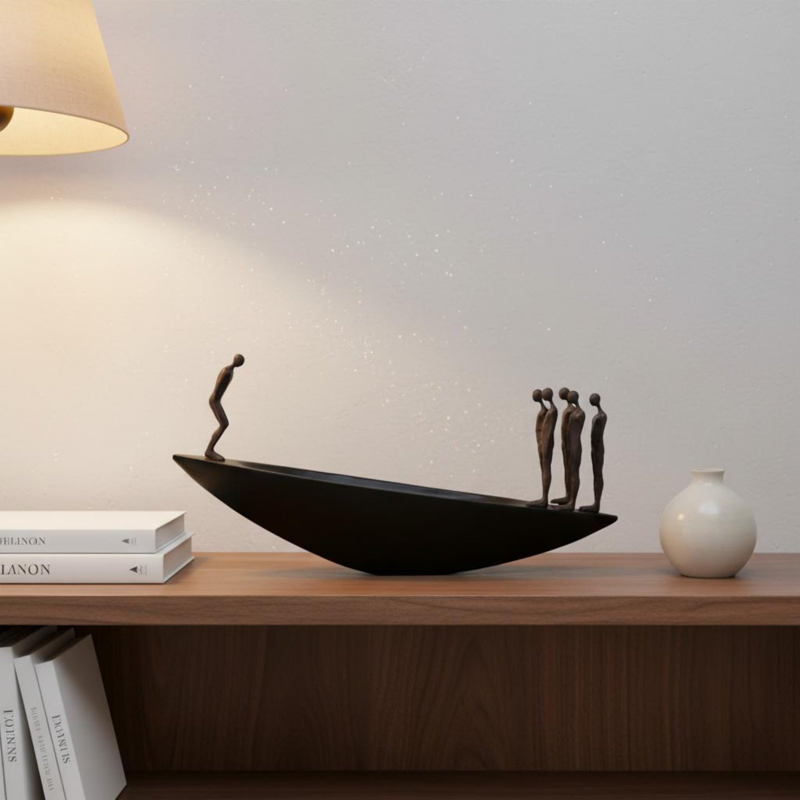 Modern Resin Sailboat Statue A - Quiet Luxury Lifestyle review and price