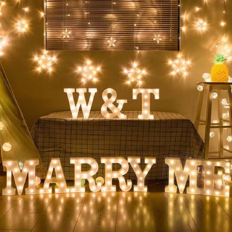 Luxury Alphabet Letter LED Lig - Quiet Luxury Lifestyle review and price