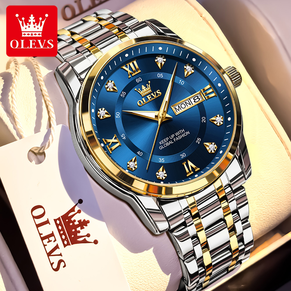 OLEVS Brand Fashion men's watc - Luxury Lifestyle Men review and price