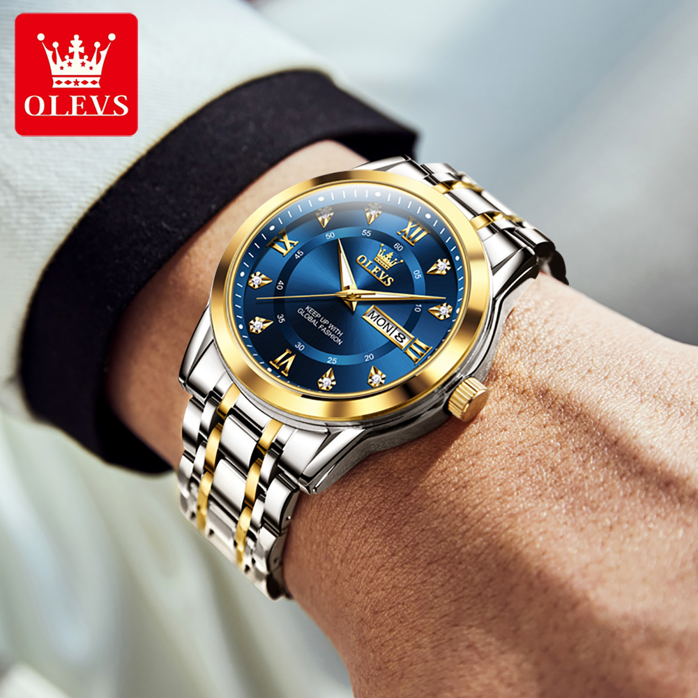 OLEVS Brand Fashion men's watc - Luxury Lifestyle Men review and price