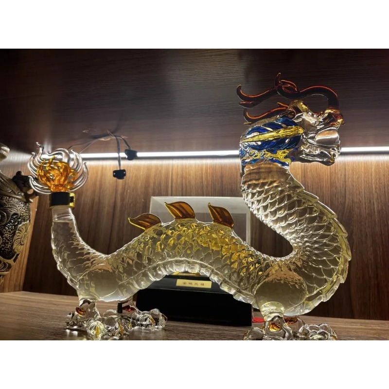 Dragon shaped Chinese Zodiac w - Glass Decanter Whiskey review and price