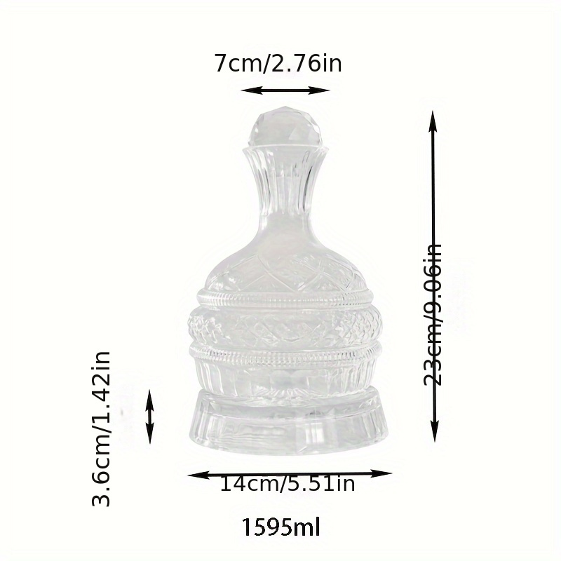 Crystal Wine Decanter Elegant  - Glass Decanter Whiskey review and price