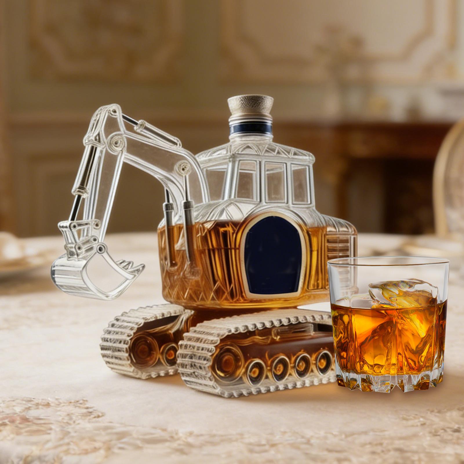 Heavy-Duty Excavator Whiskey D - Glass Decanter Whiskey review and price