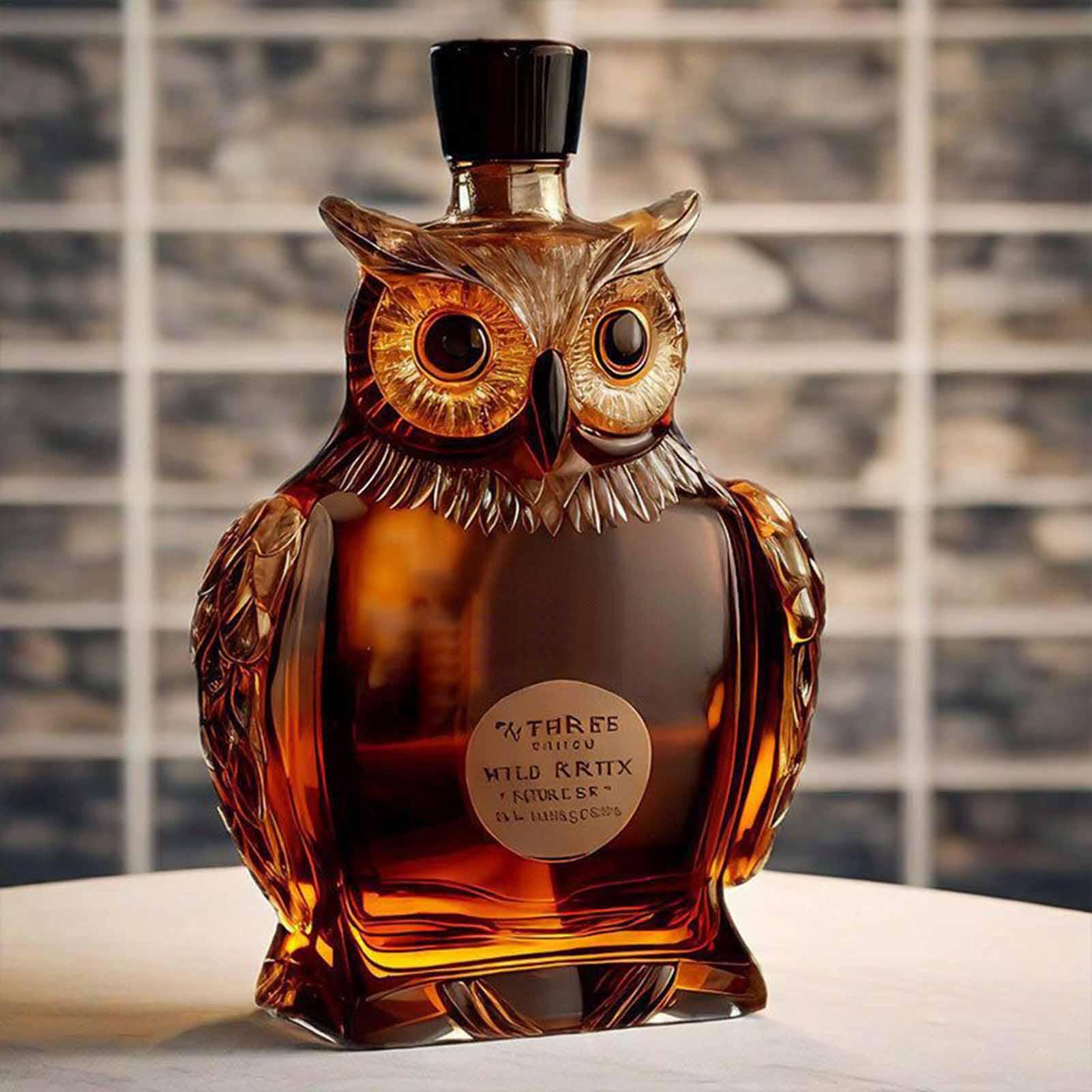 Owl Shape Home Bar Decanter 35 - Glass Decanter Whiskey review and price
