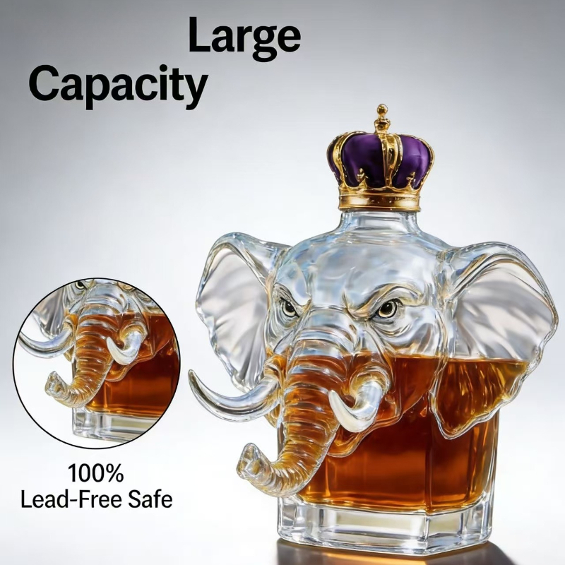 Unique Elephant Whiskey Decant - Glass Decanter Whiskey review and price